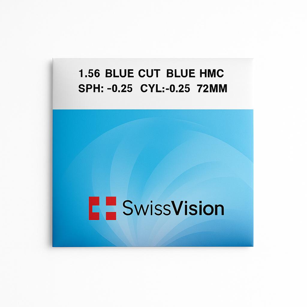 1.56 BLUE CUT BLUE HMC 72 MM